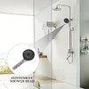 Shower Head with Beads, 13cm Large Shower Head with 2pcs