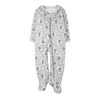 Baby Creysi Mameluco Ml C/Pie C/Cierre Microfleece