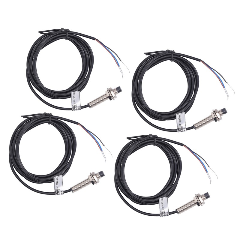 4 Set Proximity Switch 8mm Dia PNP 3 Wire Normally