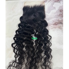 Single Knots Pre-Plucked Film Thin Raw Hair 2*6 Hd Lace Closure 5*5 6*6 13*4 13*6 HD Glueless Frontal Clsoure Small Knotscolor: Indian Curly (Wavy Curl), stretched length: 14inches, toupee size: HD 13x6