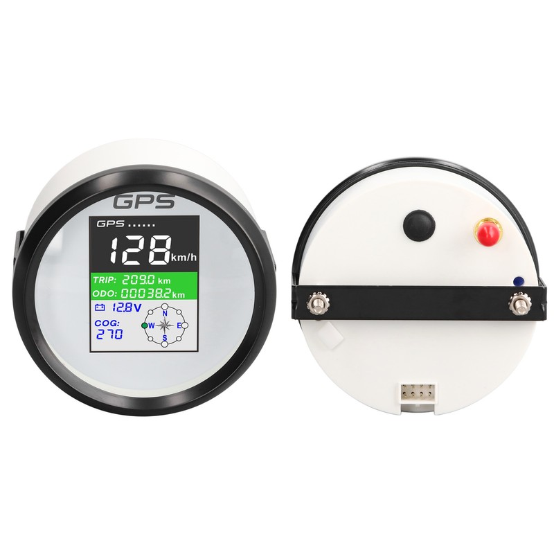 85mm GPS Speedometer Knot Mph Km/H Multifunction DC9‑32V TFT Screen