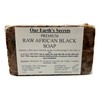 Our Earth's Secrets Raw African Black Soap, 1 lb.