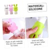 IWOWHERO 3pcs Leak Shampoo Bottle Travel Toiletries Bottles Lotion Squeeze