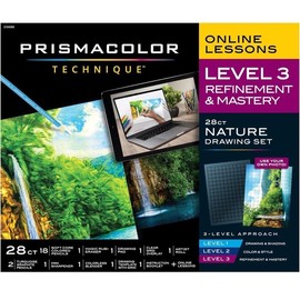 Prismacolor Technique, Art Supplies and Digital Art Lessons, Nature Drawing Set