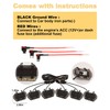 OKLSG LED Grill Lights for Jeep Wrangler JL JLU 2024