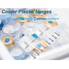 Cooler Hinges for Coleman Cooler, Coleman Cooler Hinges Replacement, Coleman