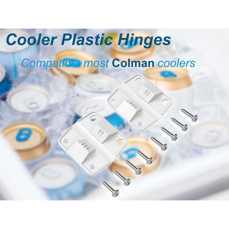 Cooler Hinges for Coleman Cooler, Coleman Cooler Hinges Replacement, Coleman