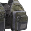 Fly Fishing Vest Reflective Strips Mesh Lining Fishing Vest Adjustable