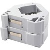 1aTTack.de DIN rail adapter DIN rail for Keystone module Keystone