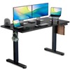 Totnz Electric Adjustable Standing Desk, 55 * 24 Inch Adjustable