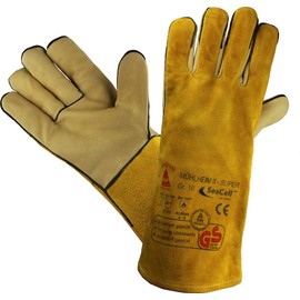 Mühlheim-II-Super Professional Safety Work Gloves for Welders Yellow Size 10