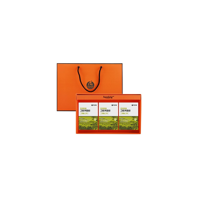 I'm Healing Green Coffee Bean 50 Sticks 3 Box Gift