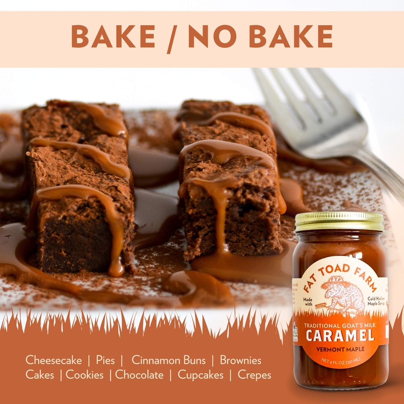 Fat Toad Farm Traditional Goat’s Milk Caramel Sauce/Cajeta, Vermont Maple,