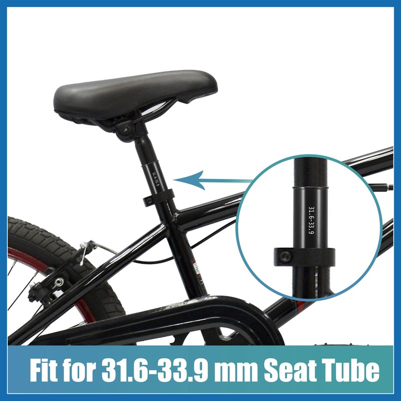 A ABSOPRO Bicycle Bike Seat Post Tube Adapter Reducing Sleeve