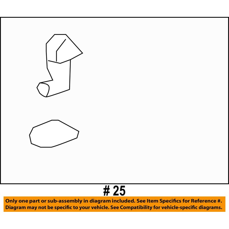 Genuine Honda 76810-SZA-A01ZA Windshield Washer Nozzle Assembly, Front