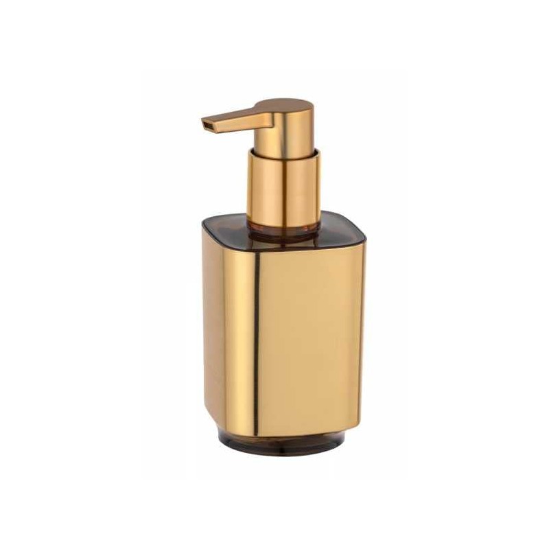 WENKO Auron Gold Soap Dispenser Refillable Dispenser for 300ml Liquid