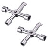 AKORD 2 Pack Electric Cabinet Keys Gas Meter Keys Utility