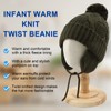 Pesaat Knitted Baby Winter Beanie Earflap Warm Hat for Infant