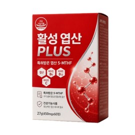Active Folic Acid 680ug Homocysteine ​​Vitamin B6 Vitamin C 30mg Nutrients, 2, 60 Tablets / 활성 엽산 680ug 호모시스테인 비타민b6 비타민c 30mg 영양제, 2개, 60정