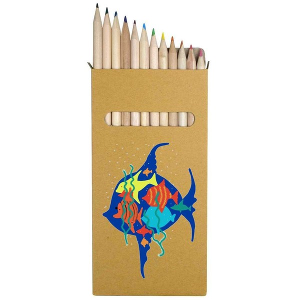 12 x 'Many Fish Within A Fish' Long 178mm Coloured