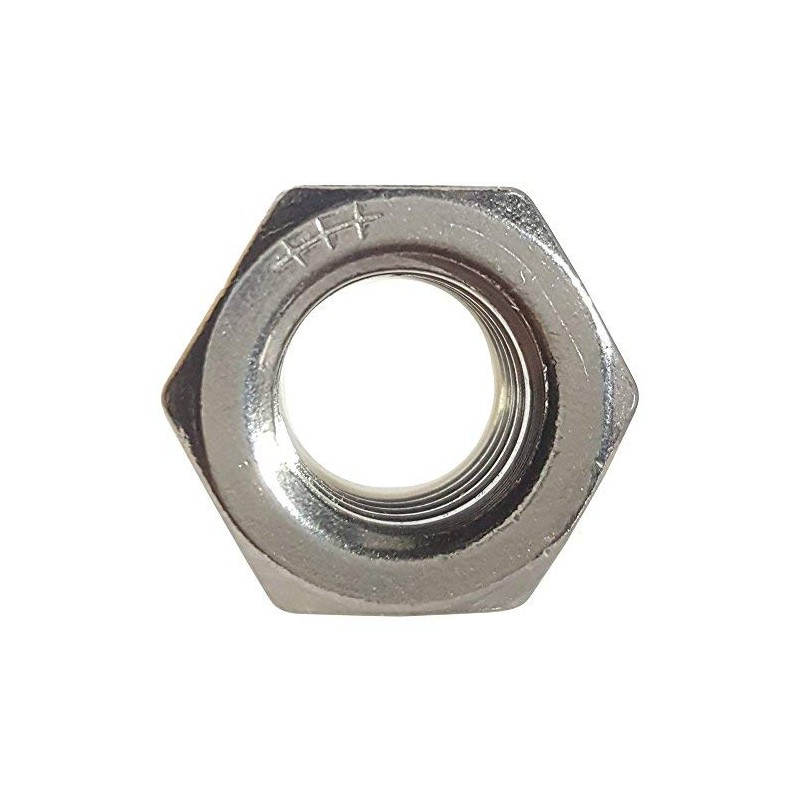 Fastenere Nylon Insert Hex Lock Nuts - 6/32" (100-Pack) Stainless