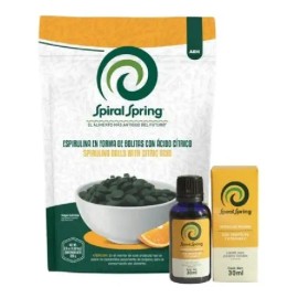 Alga Spirulina Kosher Acido Cítrico (vitamina C) + Gotitas
