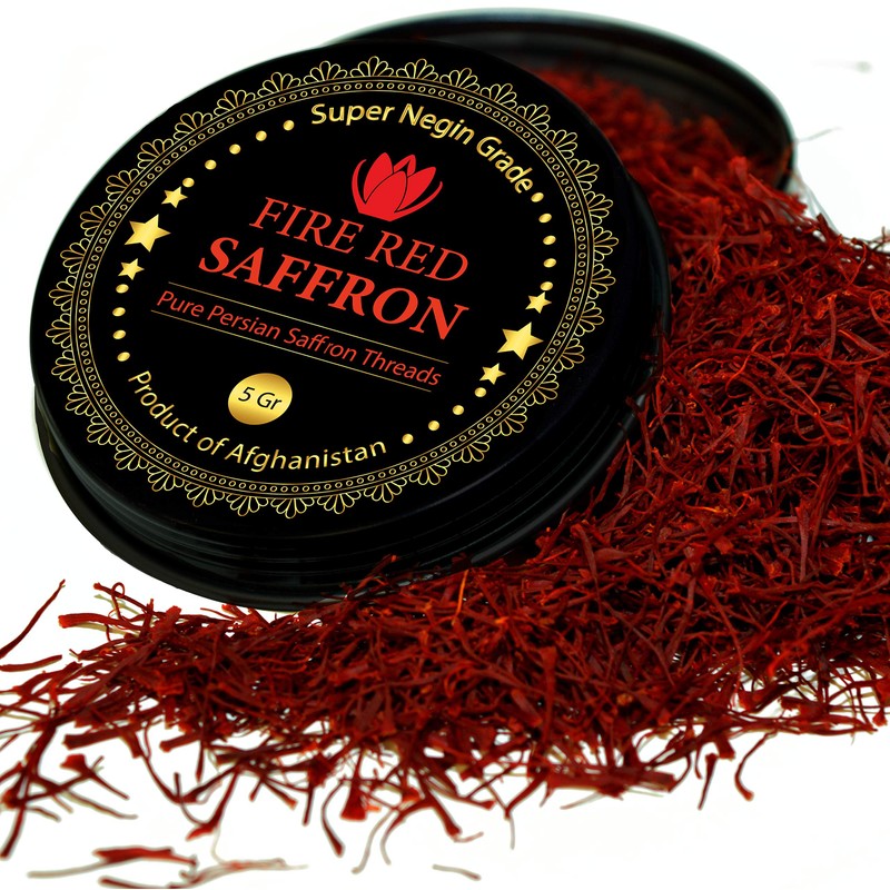 Premium Saffron Threads, Pure All Red Saffron Spice | Super