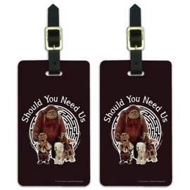 Should You Need Us Labyrinth with Ludo Luggage ID Tags Cards Set of 2