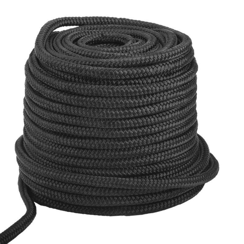 NovelBee 3/8 Inch x 50 Feet Double Braid Nylon Rope