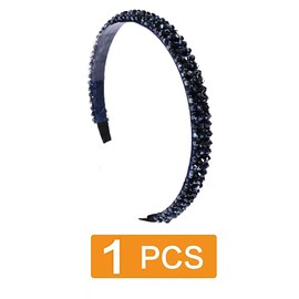 Traziewell Women's Fashion Headbands Non Slip Ladies Headband Wedding Tiara Hair Accessories Women Headwrap Hair Band Crystal Headdress, 2620