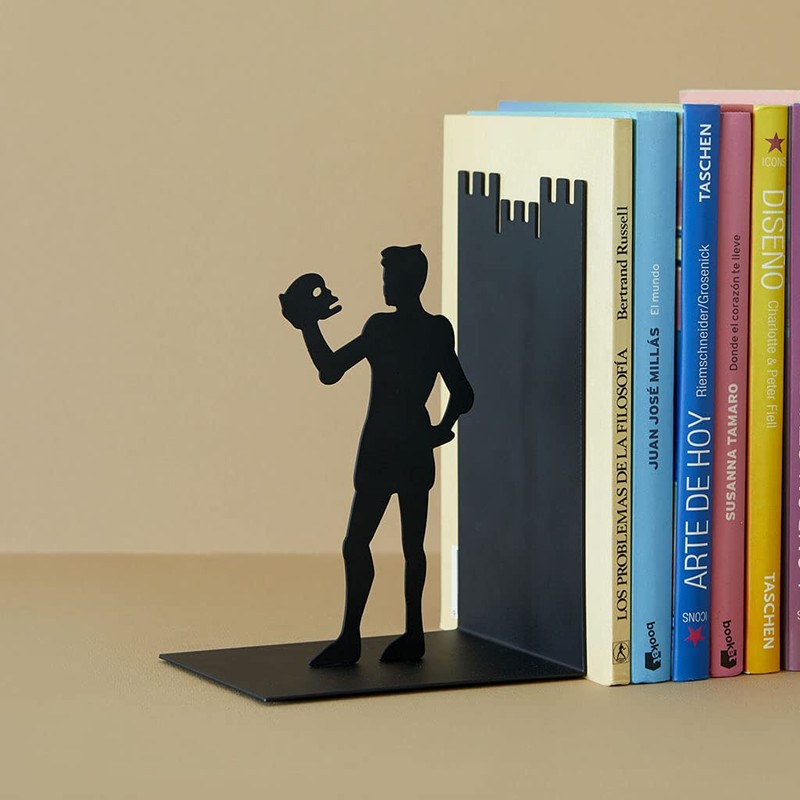balvi - Hamlet Black Metal Bookend Original Design