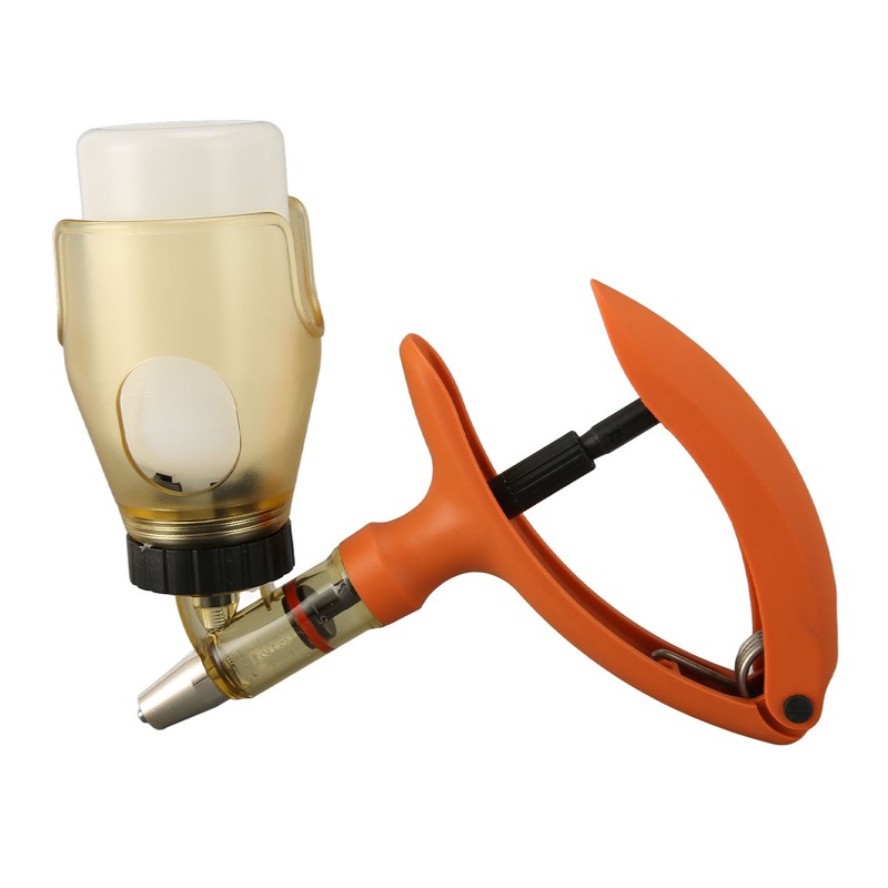 Livestock Syringe Plastic Precise Adjustable Continuous Syringe for Cattle Goat