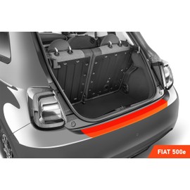 Luxshield Car Bumper Protector Set for Fiat 500e 332 I 2020-2025 - Rear Bumper guards for cars, anti scratch, Paint Protection For Sill - Transparent