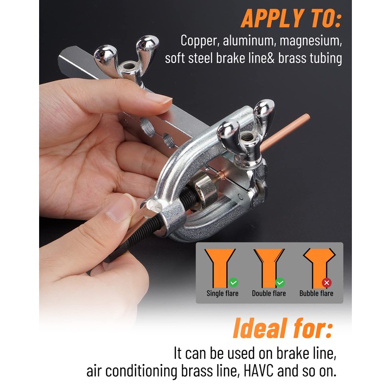 Racewill 25 ft 3/16 Copper Coated Brake Line Kit (Includes