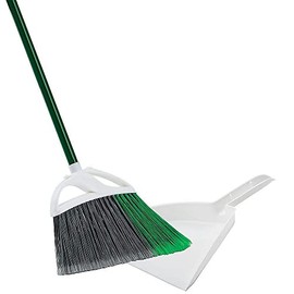 Libman 00248 Large Precision AngleBroom with Dust Pan, 4 Pack