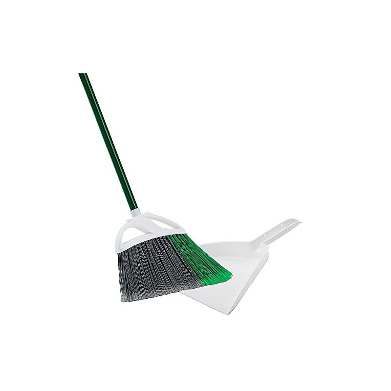 Libman 00248 Large Precision AngleBroom with Dust Pan, 4 Pack
