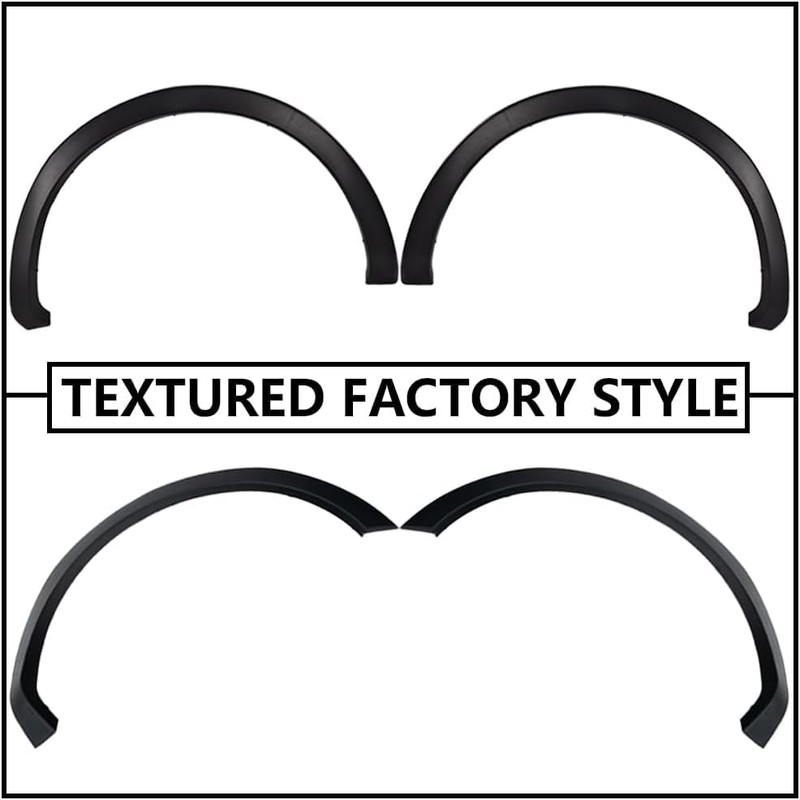 DOTCOM Fender Flares 4PCS,Compatible with 2009-2014 Ford F150 Styleside with