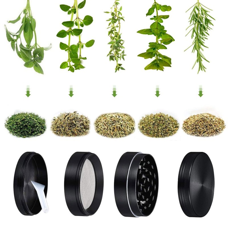 Multimill Portable Pepper Mill 50mm Diameter Small Alloy Grinder Spice