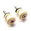 Guitar Anatomy Acoustic Guitar Strap Buttons Vintage Style Pair -