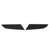 2PCS Tail Light Trim Cover Smoked Black Transparent Style Smooth