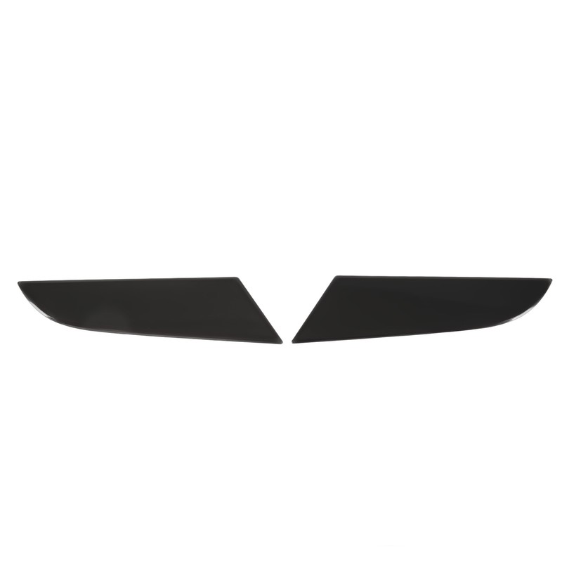 2PCS Tail Light Trim Cover Smoked Black Transparent Style Smooth