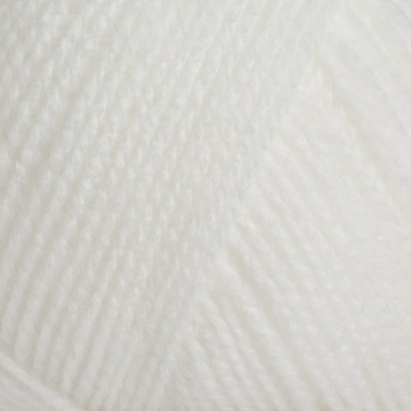 Baby 4ply Knitting Yarn by James Brett 500g (White BY4)