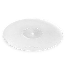 Fluance Fluance Acrylic Platter Mat for Turntables - Reduces Vibrations for Improved Sound Clarity for Vinyl Record Playback, Antistatic, Precision Machined, Compatible with 12" Record Players (PM50)