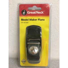 Great Neck LSO 3.5" L X 1W " Adjustable Die Cast Alloy Black Mini Block Plane