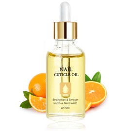 Nail Oil Cuticle with Vitamin E & B, Cuticle Oil for Nails, Jojoba Nail Cuticle Oil,Moisturizes Cuticle and Nail's Skin, Strengthens Nails, Prevents Hangnails and Chapped 15ML