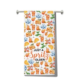 MYSOMY Aperol Spritz Küchenhandtuch, Aperol Spritz Handtuch, Aperol Spritz Lover, Geschenke, Aperol Spritz Themen-Geschenke (nur ein Spritz kt3)