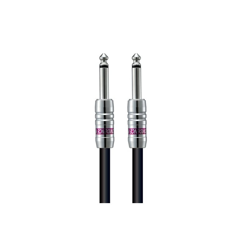 Providence LE501 30cm S/S Plug (Straight/Straight) Black