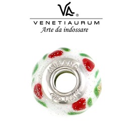 Venetiaurum Original Murano Glass and 925 Silver Charm