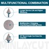 MINLAYCUT Diamond Beveling Chamfer Bits 35mm Diamond Cone Tile Bit