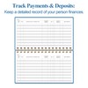 Check Registers for Personal Checkbook - A6 Blank Ledger Transaction